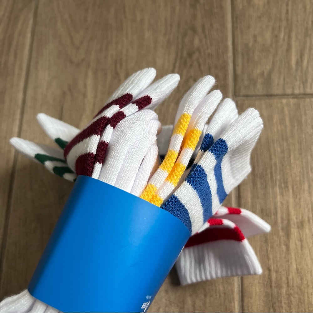 Adidas Originals Trefoil Roller Crew Socks 6 Pack - Picture 4 of 6